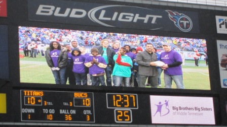 Big Brothers Big Sisters Honored By Tennessee Titans | Dick Foster - My ...